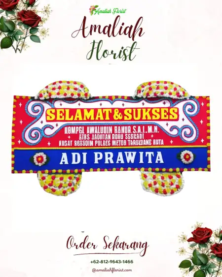 Papan Bunga Ucapan Selamat Sei Agul